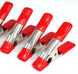 Set de pinzas de resorte de acero WorkPro4